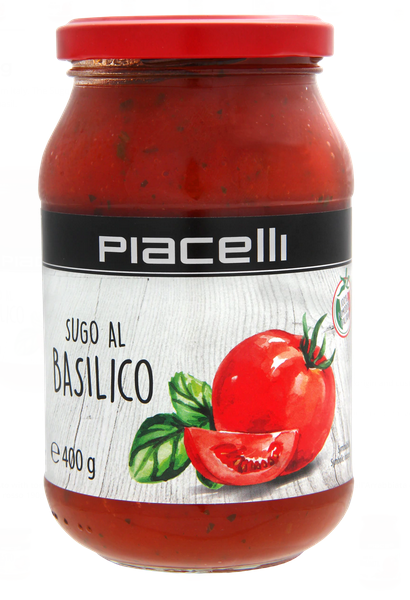 PIACELLI SUGO AL BASILICO 400G